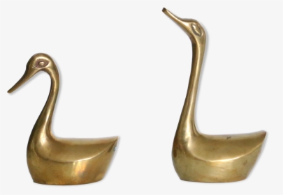 Brass Goose Duo, Vintage Paper Press"  Src="https - Swan, HD Png Download, Free Download